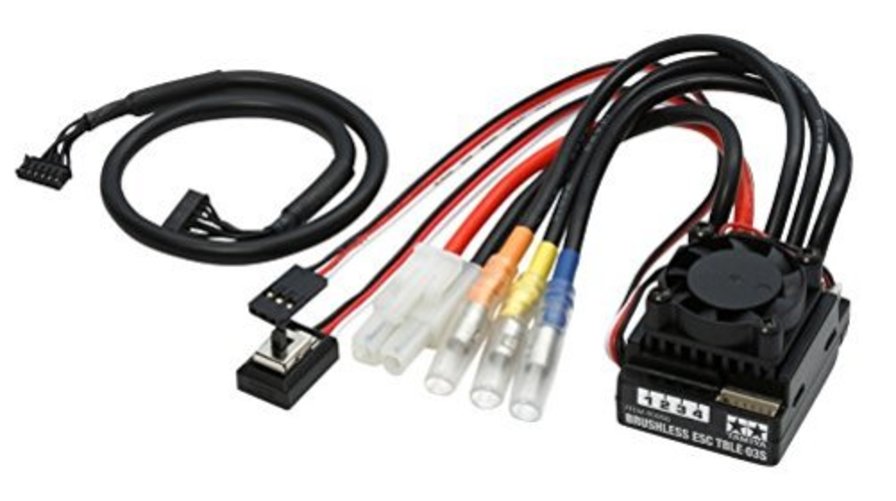 Tamiya RC system No.66 with brushless electronic speed controller 03