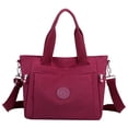 thumbnail image 1 of Bolsos de nylon para mujer Bolsa de viaje de nylon impermeable Bolsos ligeros Bolsa de transporte para hombre y mujer Bolso de nylon para el hombro, 1 of 6