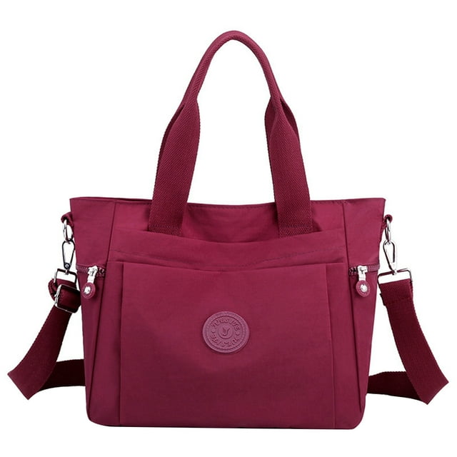 Bolsos De Nylon Para Mujer, Bolsa De Viaje De Nylon Impermeable, Bolsos Ligeros, Bolsa De Transporte Para Hombres Y Mujeres, Bolso De Hombro De Nylon Con Múltiples Bolsillos.