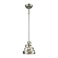 thumbnail image 1 of Elk Lighting 65171/1 Zabrina 1 Light Pendant In Satin Nickel, 1 of 2