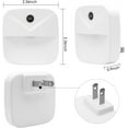 delpattern 4 Pack LED Plug In Night Lights With Light Sensors