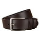 thumbnail image 1 of Cinturón de cuero sintético para hombre, accesorio para ropa de negocios, vaqueros, etc. Marrón, 1 of 9