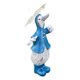 thumbnail image 2 of Chubasquero creativo, estatua de , figurita de jardín, escultura en miniatura, artesanía de resina para paisaje, patio trasero, hogar, decoración Azul DYNWAVEMX Estatua de pato, 2 of 8