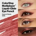thumbnail image 5 of Revlon ColorStay Multiplayer Liquid-Glide Eye Pencil, Waterproof Eye Liner, 406 Queen of Hearts, 0.03 oz, 5 of 21