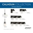 thumbnail image 5 of Calhoun Collection 3-Light Antique Bronze Farmhouse Style Bath Vanity Light with Clear Glass Shades, 5 of 15