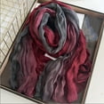 thumbnail image 2 of Fuwddey Long Scarf for Women Linen-Cotton Pure Color Large Soft Scarves Shawl Beautiful Light Soft Fashion Solid Scarf Shawl Wrap for Beach, 2 of 3