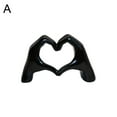 thumbnail image 6 of Heart Hands Sculpture Decor, Resin Love Finger Sculptures for Modern Aesthetic Home Decor, Heart Hands Bracelet Holder for Shelf Coffee Table Office Bedroom Bookshelf Home Decoration, 6 of 7