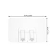 thumbnail image 2 of FUTUREORYY 50pcs Indoor Decorations Adhesive Hooks Transparent Material for General Users, 2 of 8