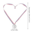 thumbnail image 2 of Phenofice 12 Pcs Médailles en Plastique pour Enfants, Rondes, Argent, Récompense, Célébration, 2 of 8