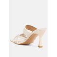 thumbnail image 3 of Chiri Criss Cross Strap Spool Heel Sandals, 3 of 10