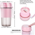 thumbnail image 2 of Licuadora personal, licuadora portátil con botellas de licuadora sin BPA, mini licuadoras recargables por USB para batidos y batidos, exprimidor para cocina, el mejor regalo para la madre Ofspeizc WJLR001-2, 2 of 7