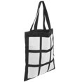 thumbnail image 6 of DINHEAROM 1Set Cotton Linen Tote Bag for Shopping Reusable Grocery Bags with Sublimation Design, 6 of 7