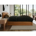thumbnail image 6 of AFI Lylah Queen Wood Platform Bed with Panel Footboard and Twin XL Trundle, Light Toffee, 6 of 16