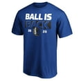 thumbnail image 2 of Men's Royal Dallas Mavericks Ball Is Back T-Shirt, 2 of 3