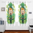 thumbnail image 2 of St-patrick's Day and Man Blackout Curtain Panels 63x55in Drapes Privacy Assured for Living room Bedroom Bathroom 2 panels set, 2 of 5