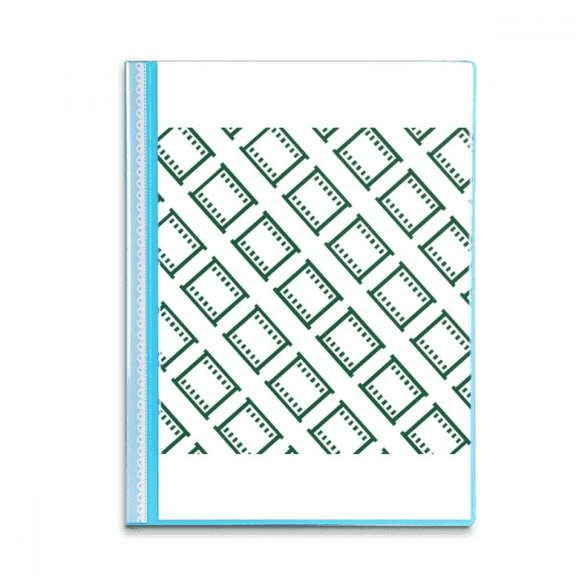 Movies Playing Seal Patterns Book Sheet Protectors Portfolio Binder Folder