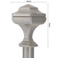 thumbnail image 5 of Silver Galiena Expandable Curtain Rod, 5 of 6