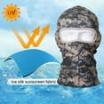 thumbnail image 2 of Ski Mask Cover Windproof Balaclava Full Face Mask Summer Face Cover UV Protection Neck Hood for Men Women Outdoor Sports, 2 of 5