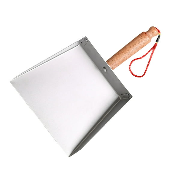 Small Metal Dust Pan Dustpan Outdoor Home Cleaning Tool Lampshade Child Stainless Steel