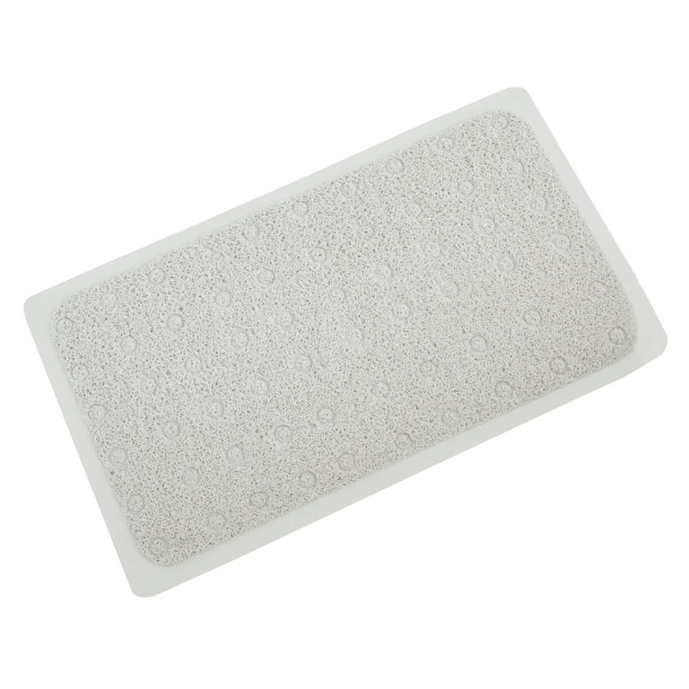 Clorox Anti-Microbial Cushioned Foam Bathtub Mat, White, 17 x 36