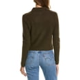 thumbnail image 2 of Vince womens  Cashmere Polo Cardigan, XS, Green, 2 of 3