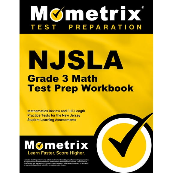NJSLA Grade 3 Math Test Prep Workbook