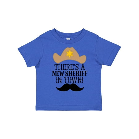 

Inktastic New Sheriff in Town Boys Gift Toddler Boy Girl T-Shirt