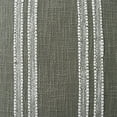 thumbnail image 6 of My Texas House 18" x 18" Singa Stripe Sage Green Reversible Cotton Slub Decorative Pillow, 6 of 6