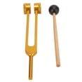thumbnail image 4 of Diapasón Curativo, Diapasón De Oreja Resistente A La Oxidación, Resistente, Fácil De Usar, 128 HZ Con De Madera, Bolsa De Almacenamiento De Martillo Para Limpieza De, 4 of 7