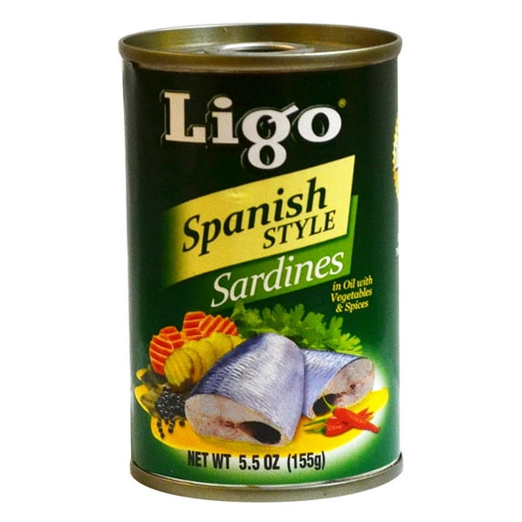 Ligo Brand Spanish Style Sardines (155g) 5.5oz - Pack of 1