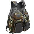 thumbnail image 2 of YLSHRF Fishing Vest Camouflage Multi-Pockets Adjustable Oxford Cloth Travel Vest, 2 of 8