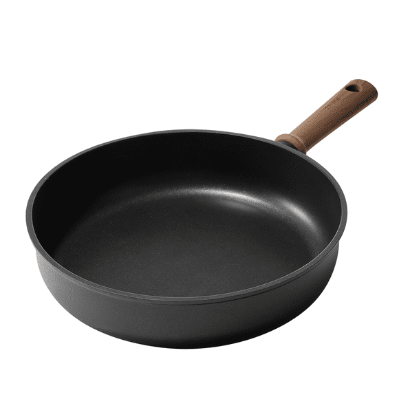 Carote Titanium Nonstick Frying Pan Skillet, 10" Nonstick Fry Pan Without Glass Lid, Induction Compatible, Black