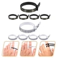 thumbnail image 2 of 10 Pcs Outils de Mesure de Taille d'Anneau Jauges de Taille de Doigt Réutilisables Outil de Mesure de Taille de Doigt, 2 of 9