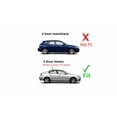 thumbnail image 3 of Passenger Right Side Rear Door Window Door Glass Compatible with Mazda 3 2004-2009 4 Door Sedan Models, 3 of 4