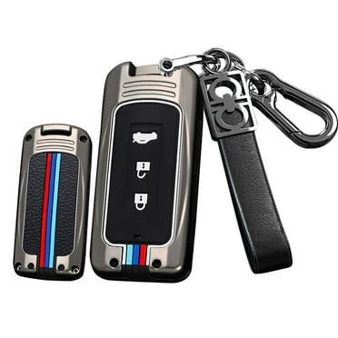 Key Fob Cover for Mitsubishi Outlander Sport Eclipse Cross ASX Mirage RVR Lancer Fortis Ex 3 Button Smart Key Cover for Mitsubishi Keyless Entry Remote Shell Accessories