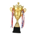 thumbnail image 3 of Kokiya Award Trophy Prizes Kids Small Trophies Decor with Ribbon Props Party Favors for 42cm, 3 of 9