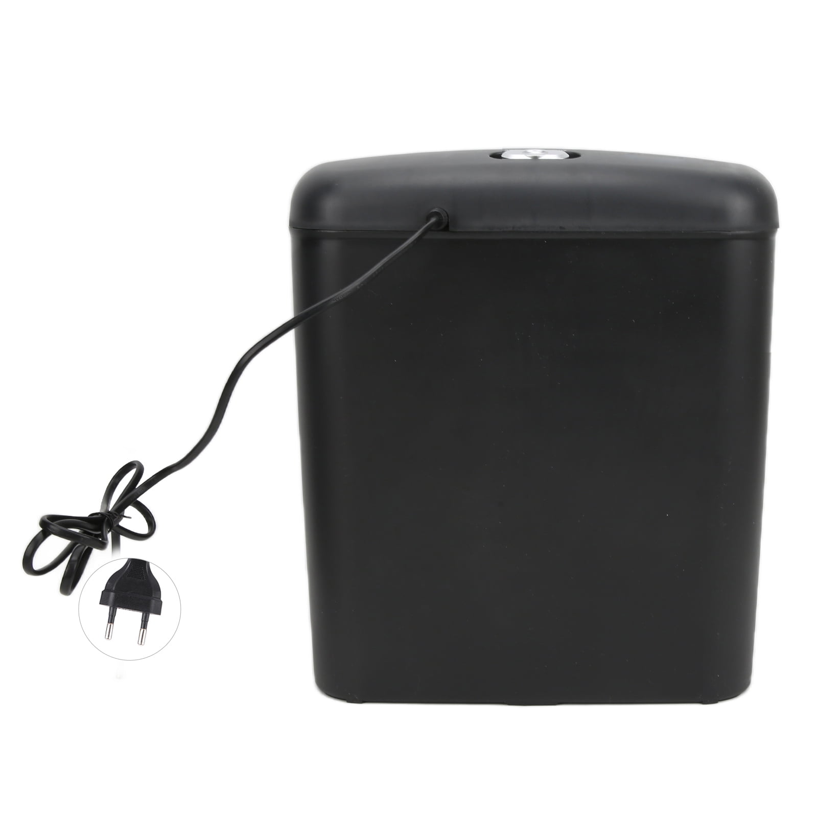 Nieyigj Electric Paper Shredder for Home Office Use, 6-Sheet Capacity Straight-Cut File Crusher with 10L / 2.64 Gallons Wastebasket, Overheat Protection, Mute Operation, EU Plug 220V Edition