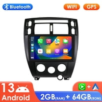 Hizpo 10.1" Touch Screen Android 13 Bluetooth Apple CarPlay 64GB Wifi AUX Car Stereo Radio Head Unit Multimedia GPS Navigation Player For Hyundai Tucson 2004 2005 2006 2007 2008 2009