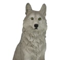 thumbnail image 6 of Cries Of The Night Sitting Alpha Grey Direwolf Wolf Home Decor Figurine 6"H, 6 of 9