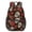 Skull and Rose, variant on Moth and Sun Gothic Pattern 17" School Backpacks for Teens,Waterproof Oxford Fabric,S-Shape Padded Straps for School,Travel,Hiking,Camping