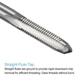 thumbnail image 4 of Unique Bargains 4 Packs M5 x 0.8 H2 High Speed Steel Straight Flutes Metric Machine Screw Thread Taps, 4 of 6