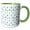 Green/White, variant on 3drose, Adventure Arrows Watercolor Blue, 11oz Two-tone Black Mug