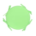thumbnail image 3 of AuroraX Chair Cushions for Kitchen Chairs with Ties,Green Deep 17x17 Round Non Slip Outdoor Chair Cushions 2026 Soccer Party Favors Match Chair Seat Dining Chair Cushions, 3 of 5