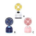thumbnail image 4 of Yuarrent Ventilador de niebla Ajustable Portátil Humidificador de 200 ML Hidratante Sin escobillas Refrigeración interior Trabajo para dormir Difusor Electrodomésticos Azul Yuarrent HA064815-02B, 4 of 6