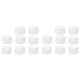 thumbnail image 1 of Paquete de 16 Manteles Redondos Manteles Desechables Blancos de 84 Pulgadas Manteles Redondos de Plástico Impermeables PEVA (Blanco), 1 of 9