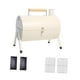 thumbnail image 2 of Parrilla de carbón portátil compacta, pequeña, con bisagras, resistente, para exteriores Blanco, 2 of 9