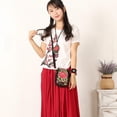 thumbnail image 3 of Bolso de hombro para mujer Zulema peonía rojo, 3 of 8