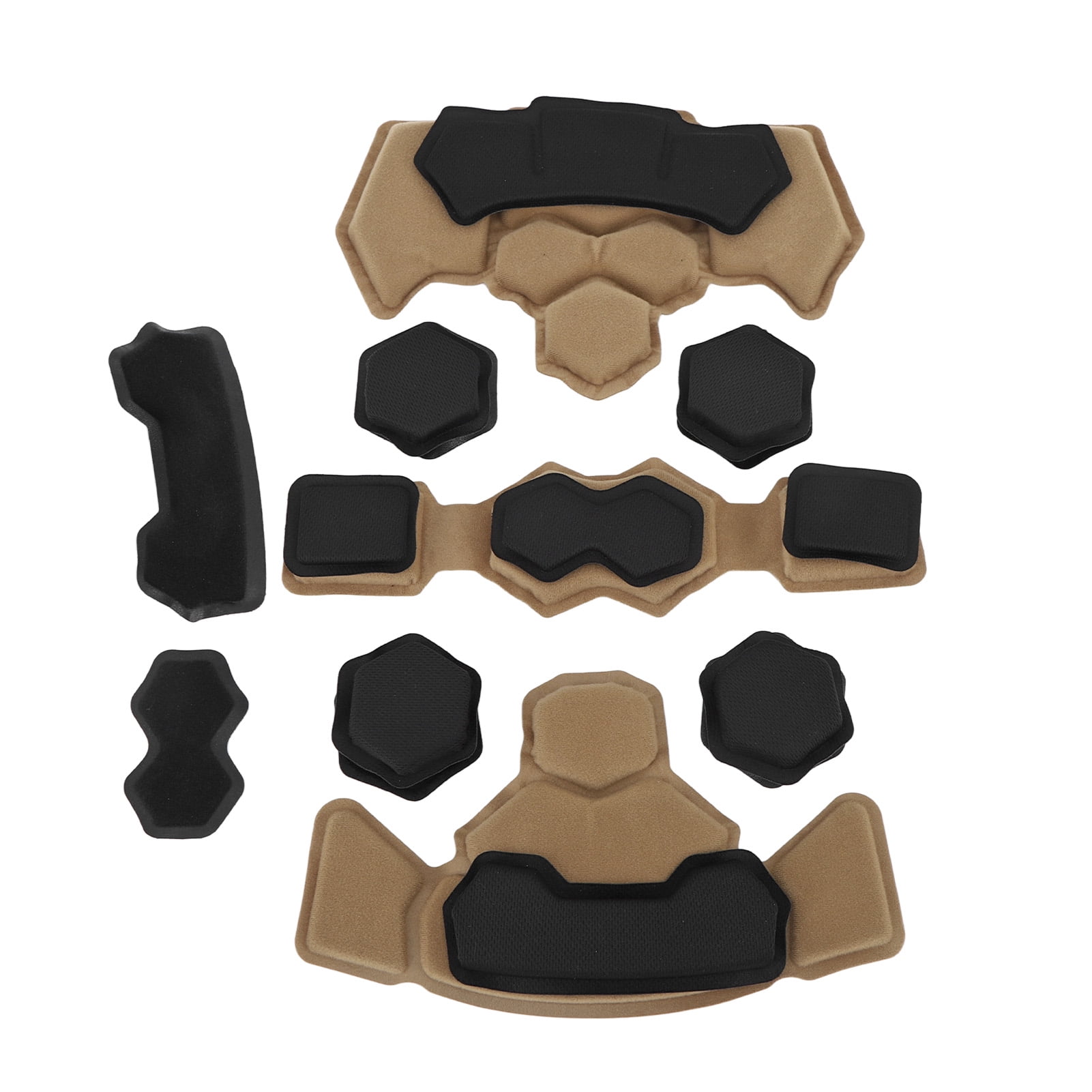 Helmet Padding Kit Airsoft Helmet Bicycle Replacement Universal Foam Pads Set Tactical Accessories Motorcycle Padding Kits Bike Mats For