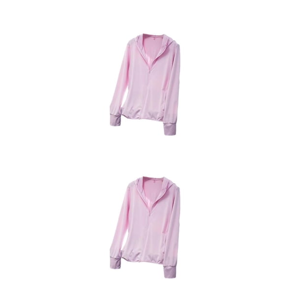 Abrigo de seda helada Sonducket con capucha protector solar chaqueta deportiva para mujer Type11 NO11