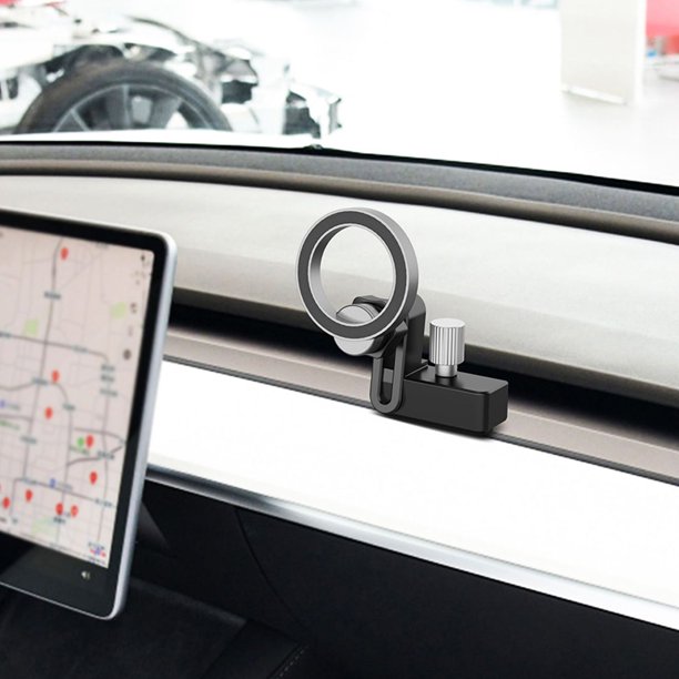 Soporte magnético para GPS para coche, soporte ajustable para teléfono, modelo Tesla Y modelo 3